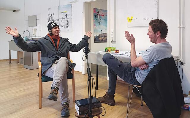 Renate Jernej im Interview mit Gerhard Fresacher | Foto: Ambrusch-Rapp