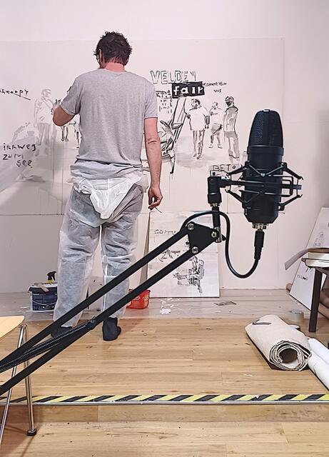 Gerhard Fresacher zwischen den Interviews | Foto: Ambrusch-Rapp