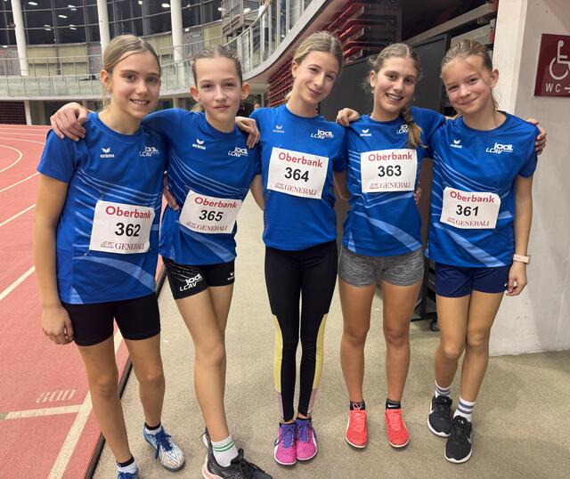 Valerie Aschenberger, Josephine Maringer, Marlene Leithner, Marie Fischer und Leni Ablinger.