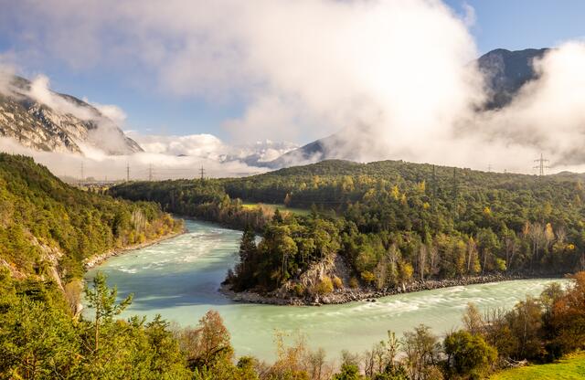 Innschlaufe Haiming. Der Inn ist wahrlich eine Lebensader für Natur und Mensch. Umso wichtiger ist es, ihn zu schützen. | Foto: WWF/Sebastian_Frölich 