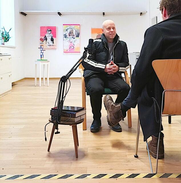 Andreas Kleewein im Interview mit Gerhard Fresacher | Foto: Ambrusch-Rapp