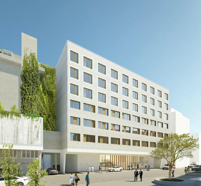 Im dritten Anlauf erhielt die Neugestaltung sowie der Zubau des Ordensklinikums Linz in der Seilerstätte die Zustimmung des Gestaltungsbeirates. | Foto: Moser Architekts