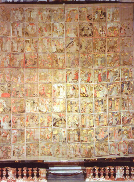 Altes und Neues Testament stehen den Betrachtern in annähernd gleich großer Bilderzahl typologisch gegenüber. | Foto: Diözese Gurk/Rosmarie Schiestl