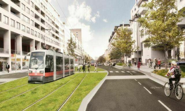 Die neue Linie 12 wird künftig die Leopoldstadt mit der Brigittenau verbinden.  | Foto: Stadt Wien (Rendering)