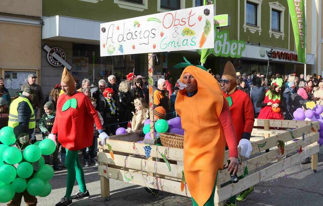 Beim Faschingsumzug in Aigen-Schlägl wurden viele kreative Kostüme gesichtet. | Foto: gawe