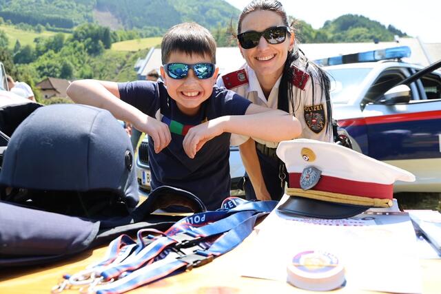 Karin Weitmann aus Waidhofen/Ybbs bei einem Sicherheitstag. | Foto: Weitmann