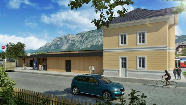 Der ehemalige Grenzbahnhof Arnoldstein wird modernisiert und barrierefrei.  | Foto: ÖBB/3D Schmiede
