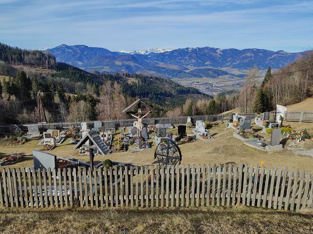 nicht nur die Kirche sondern auch der kleine Bergfriedhof stehen unter Denkmalschutz... | Foto: I.Wozonig
