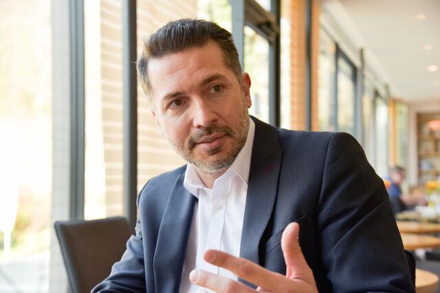 Michael Wollinger spricht über das WienerWaldSein. | Foto: Wienerwald Tourismus GmbH