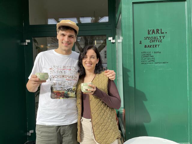 Ugaros und Guggenbichler sind Inhaber der Bäckerei "Karl". | Foto: Tamara Wendtner