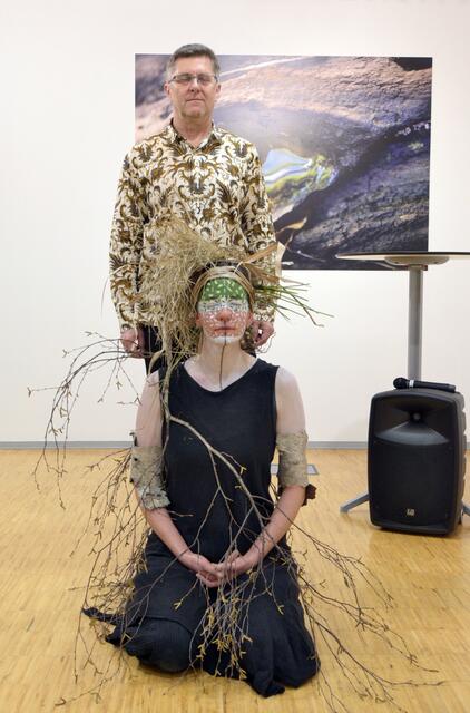 Nina Fountedakis und Hans Kogler | Foto: Ausstellungsbrücke