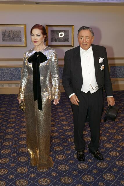 Presley und Lugner am Weg zum Wiener Opernball. | Foto: Max Spitzauer/RMW