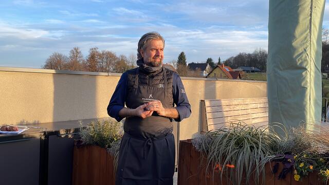 Thomas Gruber begrüßte die "Küchencrew" | Foto: Brigitte Gady
