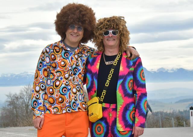 Hippies Walter und Hubert in dünner Luft auf ca 650 m