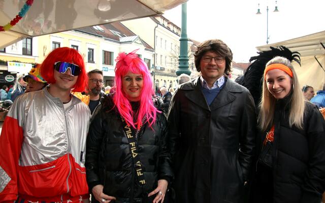Daniel Müllner, Monika Müllner, Franz Müllner und Larissa  Greisinger. | Foto: Christian Nowotny