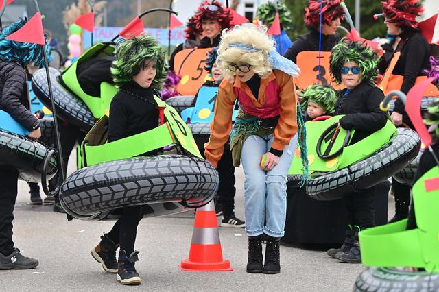 Einfallsreiche Kostüme beim Kinderfasching in Ebensee. | Foto: Wolfgang Spitzbart