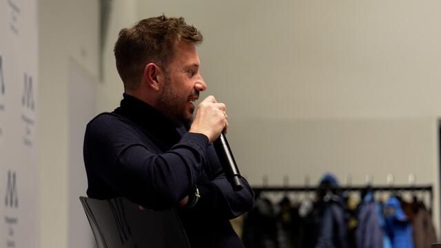 Manuel Reifenauer bei seinem Vortrag. | Foto: Stefan Schubert