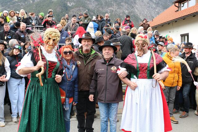 Vertreter der Sautner Maschgerer