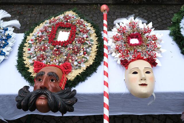 Roller und Schellermasken liegen bereit