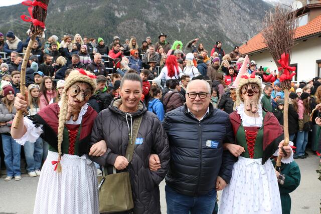 Gäste aus Sautens - Bürgermeister Bernhard Gritsch mit Begleitung