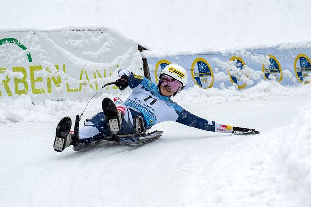 Die zweifache Junioren-Weltmeisterin Riccard Ruetz krönte ihre großartige Saison mit einer neuerlichen Spitzenleistung. | Foto: Ebermann