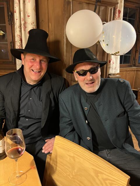 Thomas Haller und Rodler Gottl Hofer | Foto: Privat