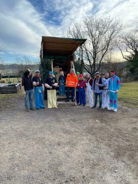 Ein Team, ein Ziel - die Tradition im Fasching muss hochgelebt werden!