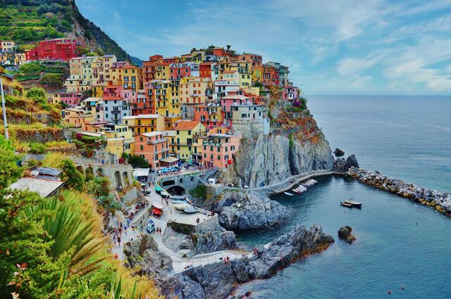 Multimediaschau "Traumorte in Italien" in Scheibbs: Blick auf Manerola in der Region Cinque Terre | Foto: Peter Löwenstein