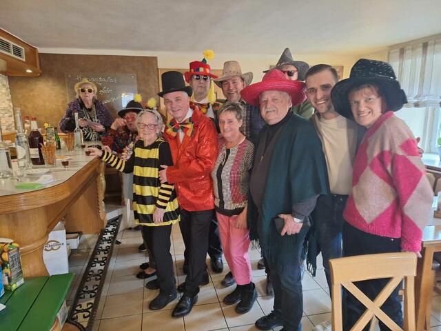 Der Fasching wird lustig gefeiert. | Foto: Privat
