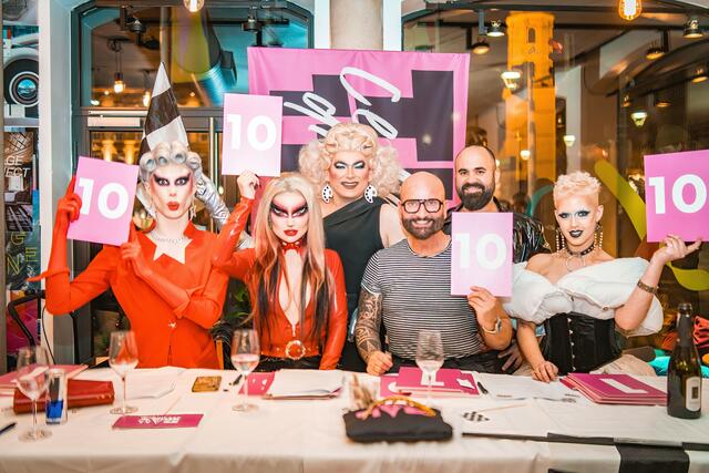 Das Dragrace im Vorfeld des Tuntenballs ist eine der wenigen Veranstaltungen die eine Bühne für Drag-Kunst in der Steiermark bietet. | Foto: Bernhard Schindler