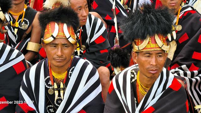 Beim Hornbill-Festival präsentierten Volksgruppen und Stämme ihre Kultur, Tänze, Tracht und Musik. | Foto: Radner