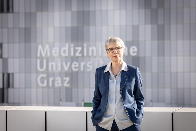 Die neue Rektorin Andrea Kurz. | Foto: Med Uni Graz/Lunghammer