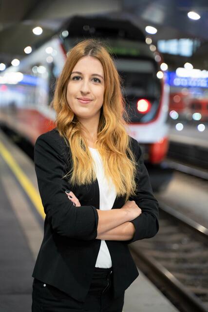 ÖBB Pressesprecherin Julia Krutzler | Foto: ÖBB/Michael Posch