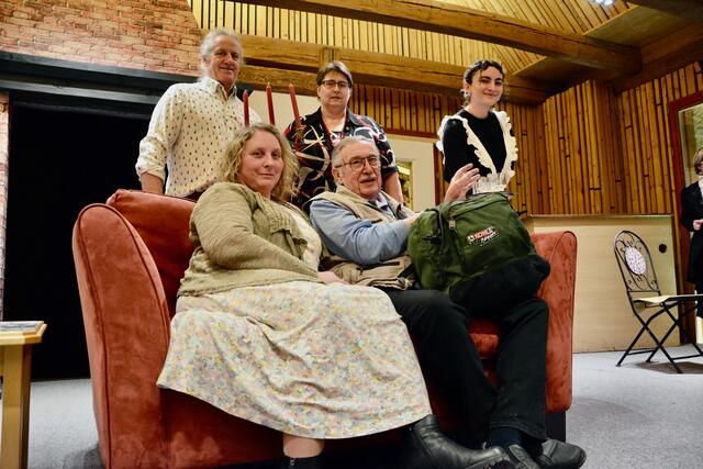 Hinten: Karl Wutscher, Anita Brand, Corinna Zernig. Vorne: Andrea Gutsche, Kurt Weitlauer.
 | Foto: Privat