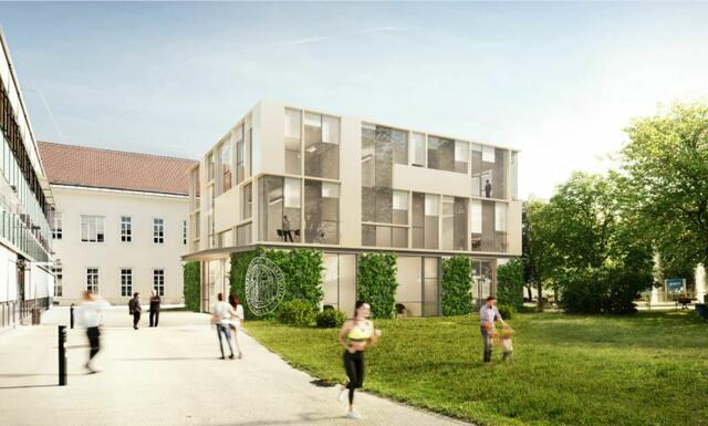 So könnte der Cube aussehen. Bis dato gebe es jedoch nur eine Machbarkeitsstudie zum Bau. | Foto: Machbarkeitsstudie, Atelier Palme