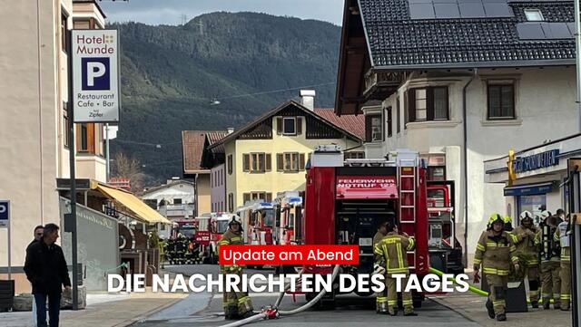Mit dem Bezirksblätter "Update am Abend" erfährst du, was heute in Tirol los war. Das sind die wichtigsten Nachrichten aus Tirol. | Foto: BezirksBlätter Tirol/Weber
