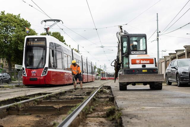 Die Prinz Eugen Straße bleibt wohl die nächsten fünf Jahre holprig. | Foto: Wiener Linien