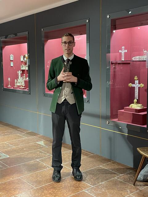 Kustos und Obmann des Museums in Leogang Andreas Herzog. | Foto: Sarah Braun