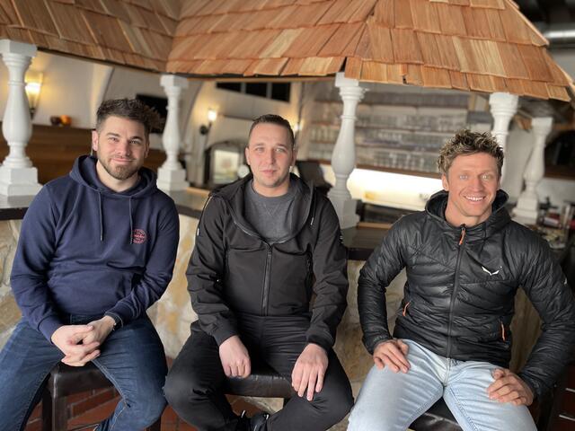 Mario Rampitsch, Pascal Wissiak und Felix Raffler. | Foto: Verderber