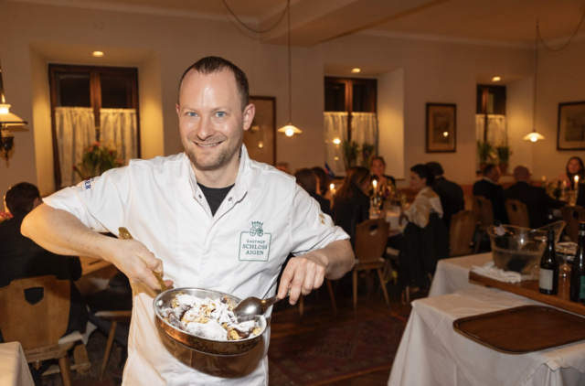 Familie Berger vom Gasthof Schloss Aigen spendete den Reinerlös für das 4gängige Menü für den guten Zweck. | Foto: Fotos honorarfrei © Andreas Kolarik
