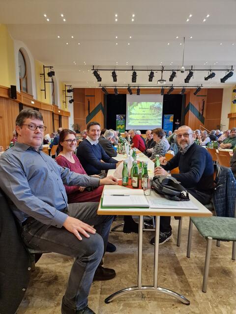 v.l.n.r: Alfred Pint, Sabine Weinhandl (BZV St. Peter am Ottersbach), IM Thomas Lorber, Karlheinz Stamminger (BZV Mureck &amp; Umgebung)