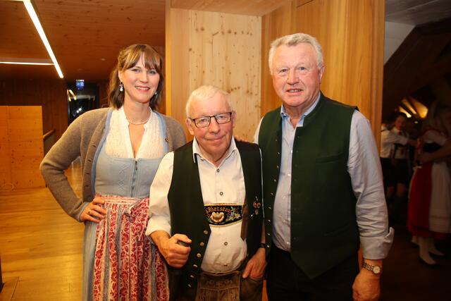 Constanze Passin, Sepp Laimer und Hans Appesbacher.
