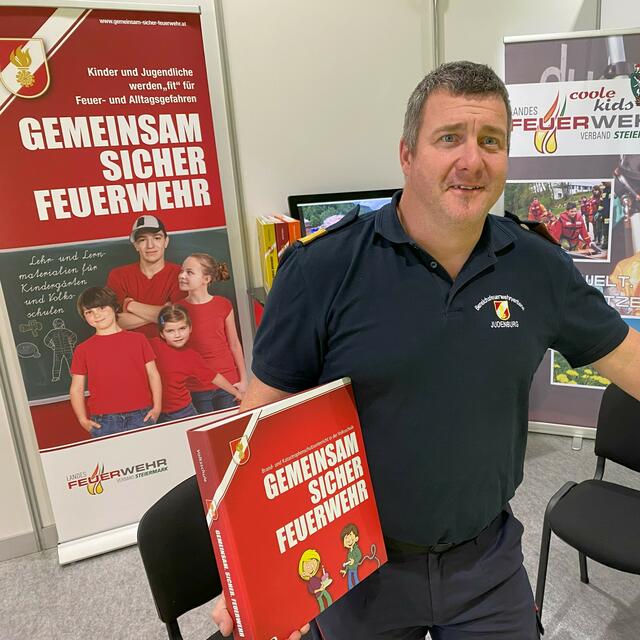 Landesfeuerwehrjugendbeauftragter ABI d.F. Mario Leitner unterstützte ebenfalls die Informationsveranstaltung SBim &amp; BeSt in Graz. | Foto: GSF