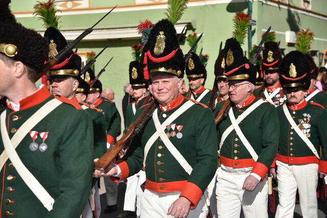 Das Bürgerliche Schützenkorps Tamsweg war die Ehrenkompanie der diesjährigen Anton-Wallner-Gedenkfeier. | Foto: Land Salzburg / Franz Neumayr