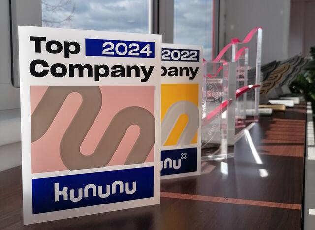 rmDATA wurde von kununu als "Top Company" auch 2024 ausgezeichnet. | Foto: rmDATA