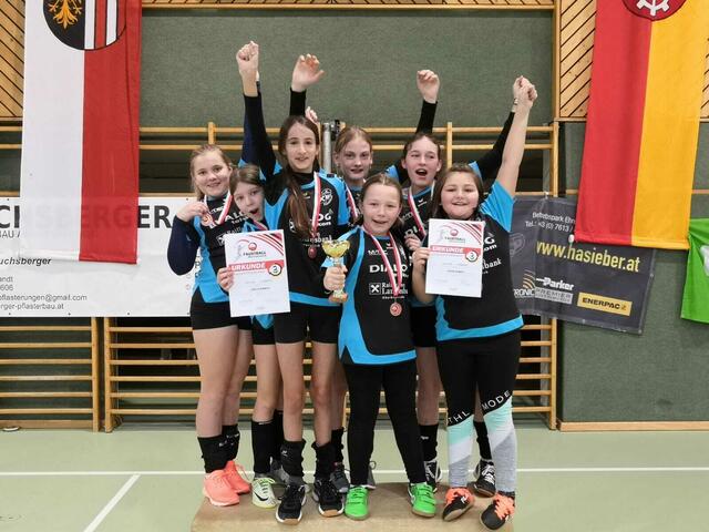 Für die U12 Mädels gab es Bronze. | Foto: SU Arnreit