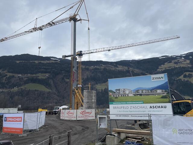 Das Projekt Bräufeld der Firma ZIMA befindet sich bereits im Bau.  | Foto: Haun