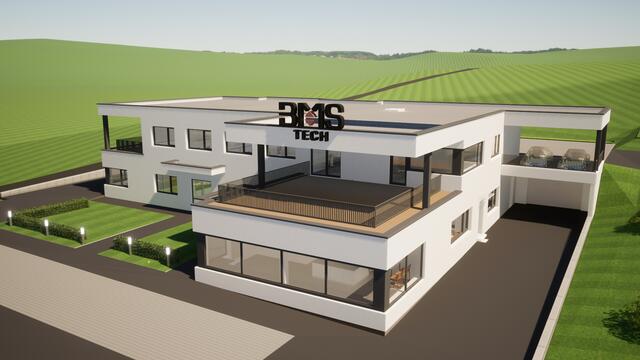 Nach Plan: das moderne neue Gebäude von BMS-Tech in Saaz. | Foto: Stiglitz-Leitgeb