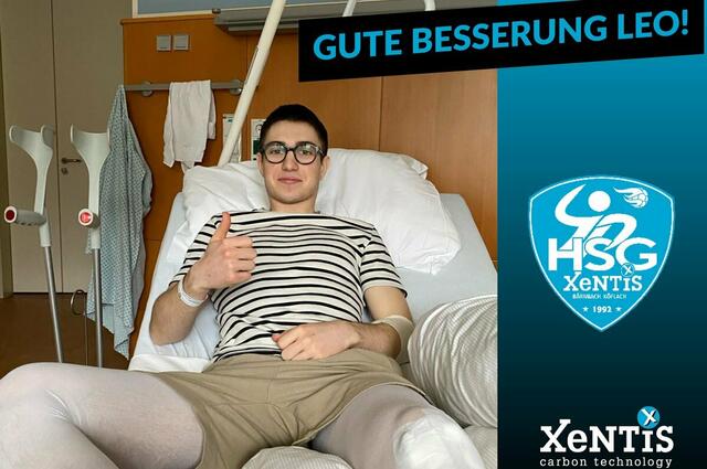 Leo Langmann wurde am Montag in Graz operiert und befindet sich am Wege der Besserung. | Foto: HSG Xentis