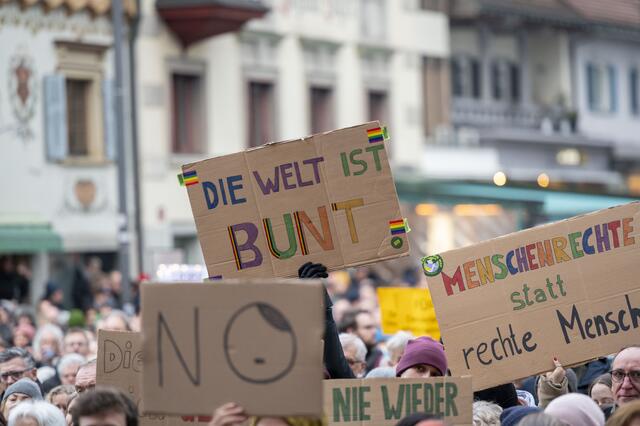 Sonntagsdemo Dornbirn | Foto: Daniel Furxer